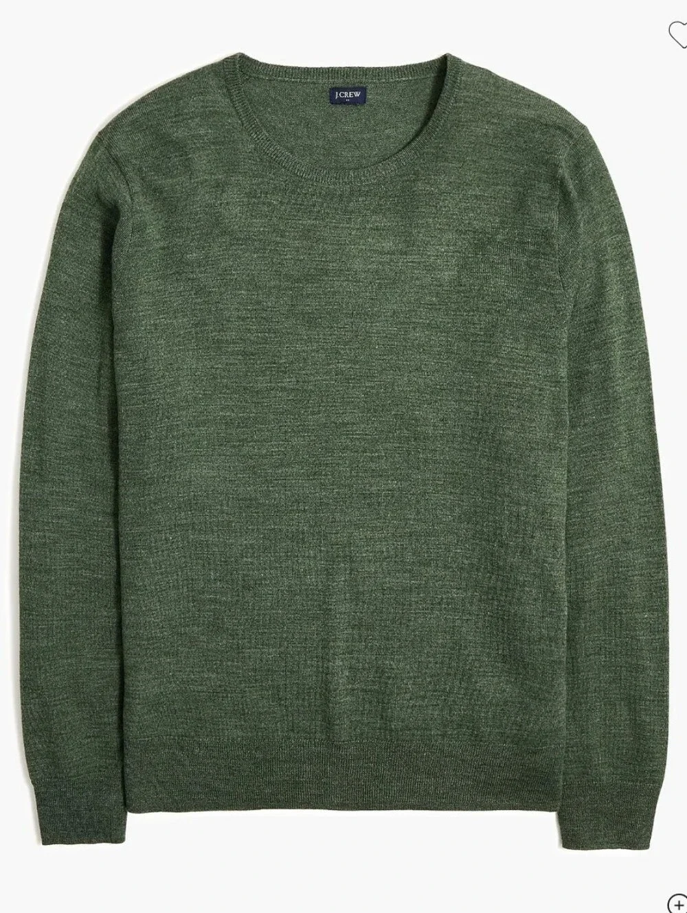 J. Crew Merino Wool-Blend Crewneck Sweater- XL